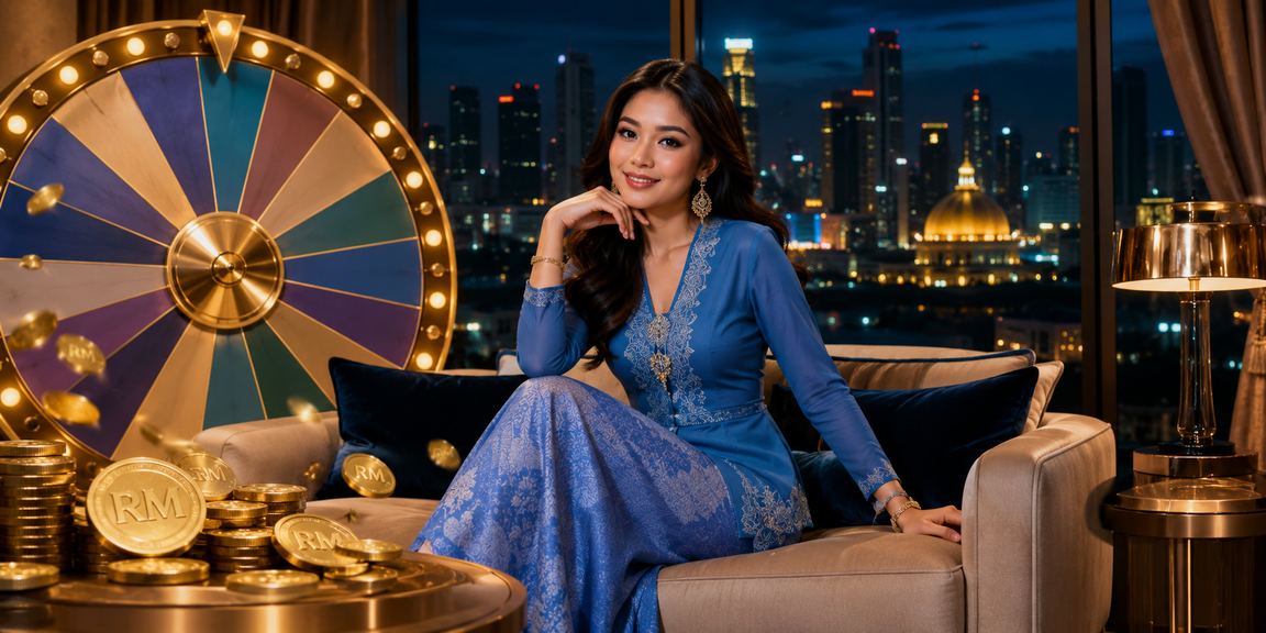 Roulette dalam aplikasi kasino mudah alih bearbrick88 bersama tema baju kurung Selangor